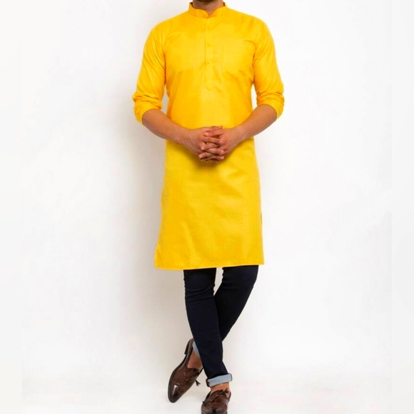 Kaifoo Other - 💛💛 Men's Kurta Yellow colour 💛💛